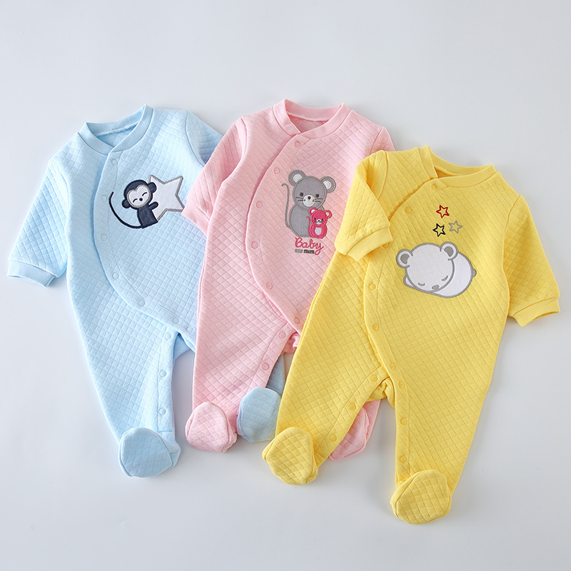 Baby Clothing Gender Neutral - Bebek Pamuklu Tulumlar Giysileri Yenidoğan Uzun