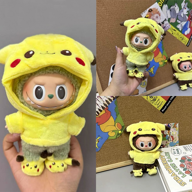 Baby Clothing Unisex - Labubu Bebek İçin 15-17cm Karikatür Sevimli