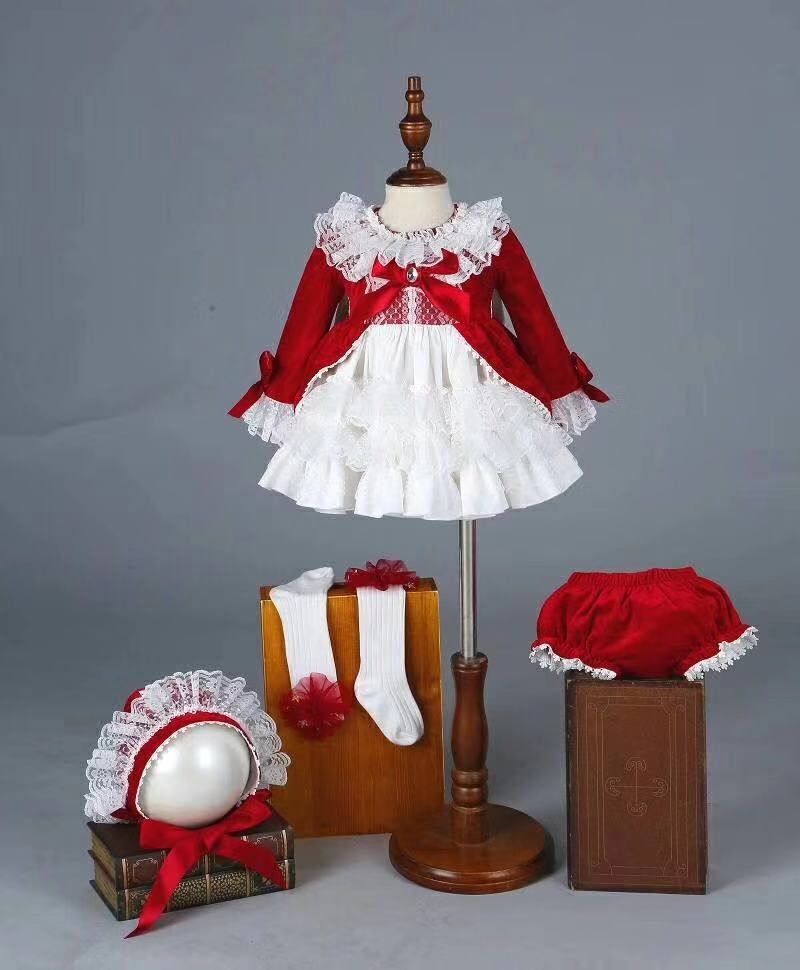 Baby Z Clothing - 4 adet bebek kız sonbahar kış
