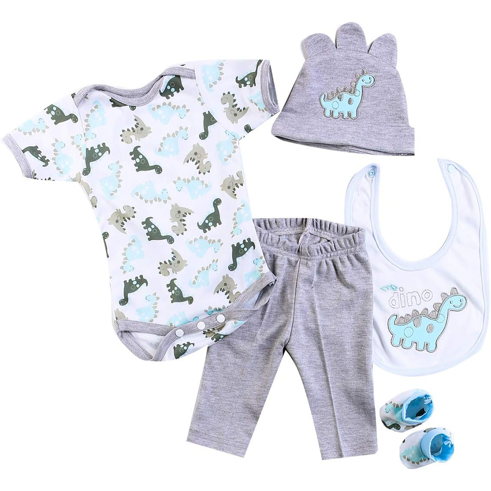 Baby Clothing Unisex - Yeniden Doğmuş Bebekler Bebek Giysileri Dinozor