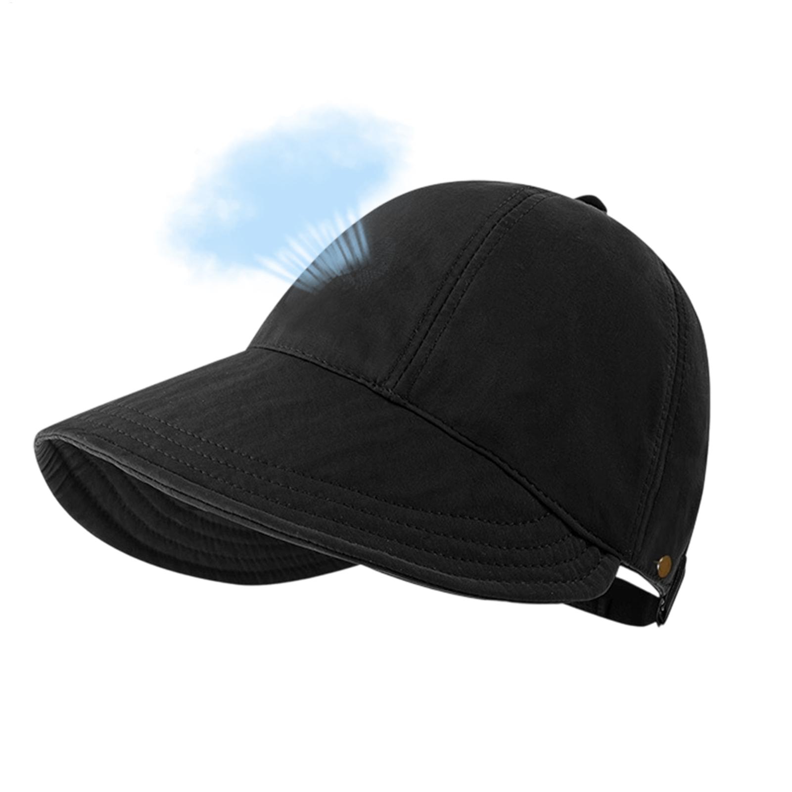 Sun Hat Wide Brim - Bayan güneş şapkası ayarlanabilir geniş kenarlı