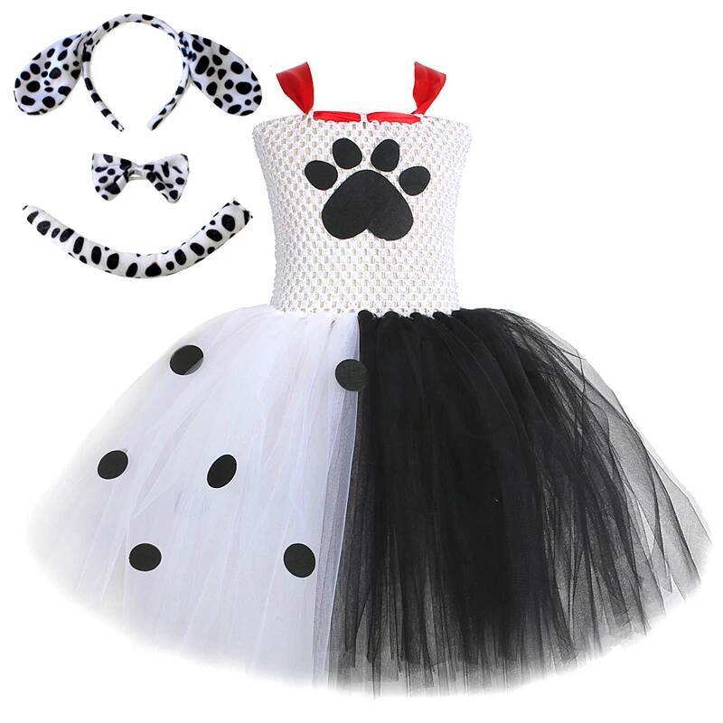 Baby Z Clothing - Dalmaçyalı Köpek Tutu Elbise Bebek Kızlar