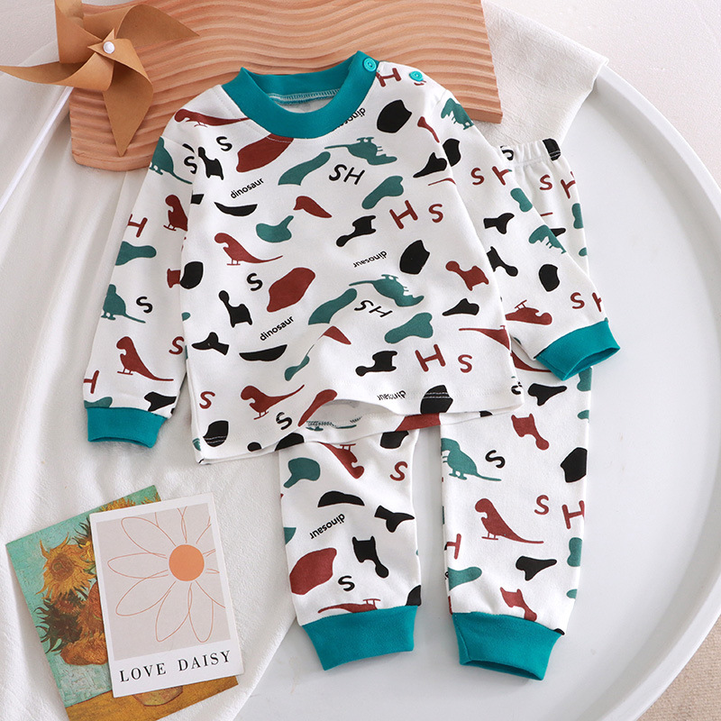 Baby Clothing For Sleep - Sonbahar pijama pijama kız erkek uzun