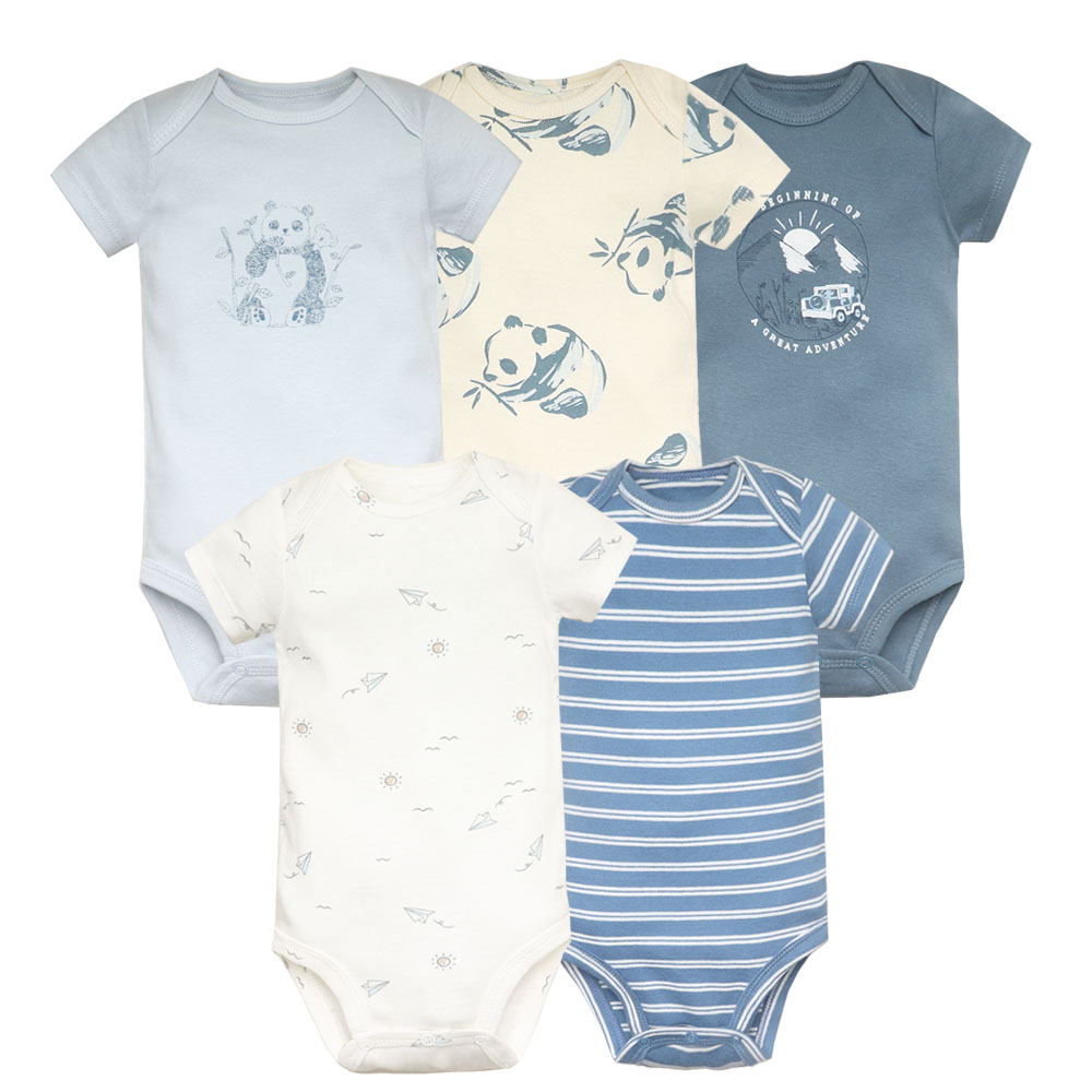 5 adet/grup Bebek Bodysuit Mod - Baby Clothing Gender Neutral incelemesi ve fiyatı