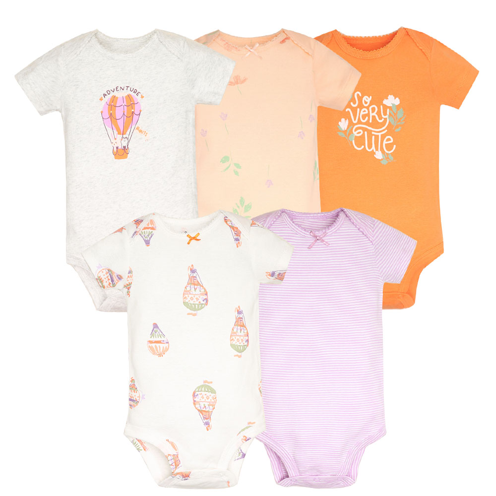 5 adet/grup Bebek Bodysuit Mod - Baby Clothing Gender Neutral incelemesi ve fiyatı