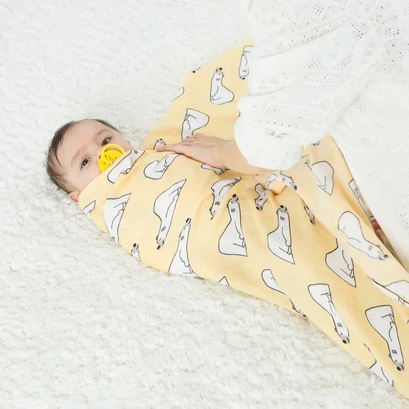 Muslin ağacı yenidoğan Muslin  - Muslin Swaddle Wrap incelemesi ve fiyatı