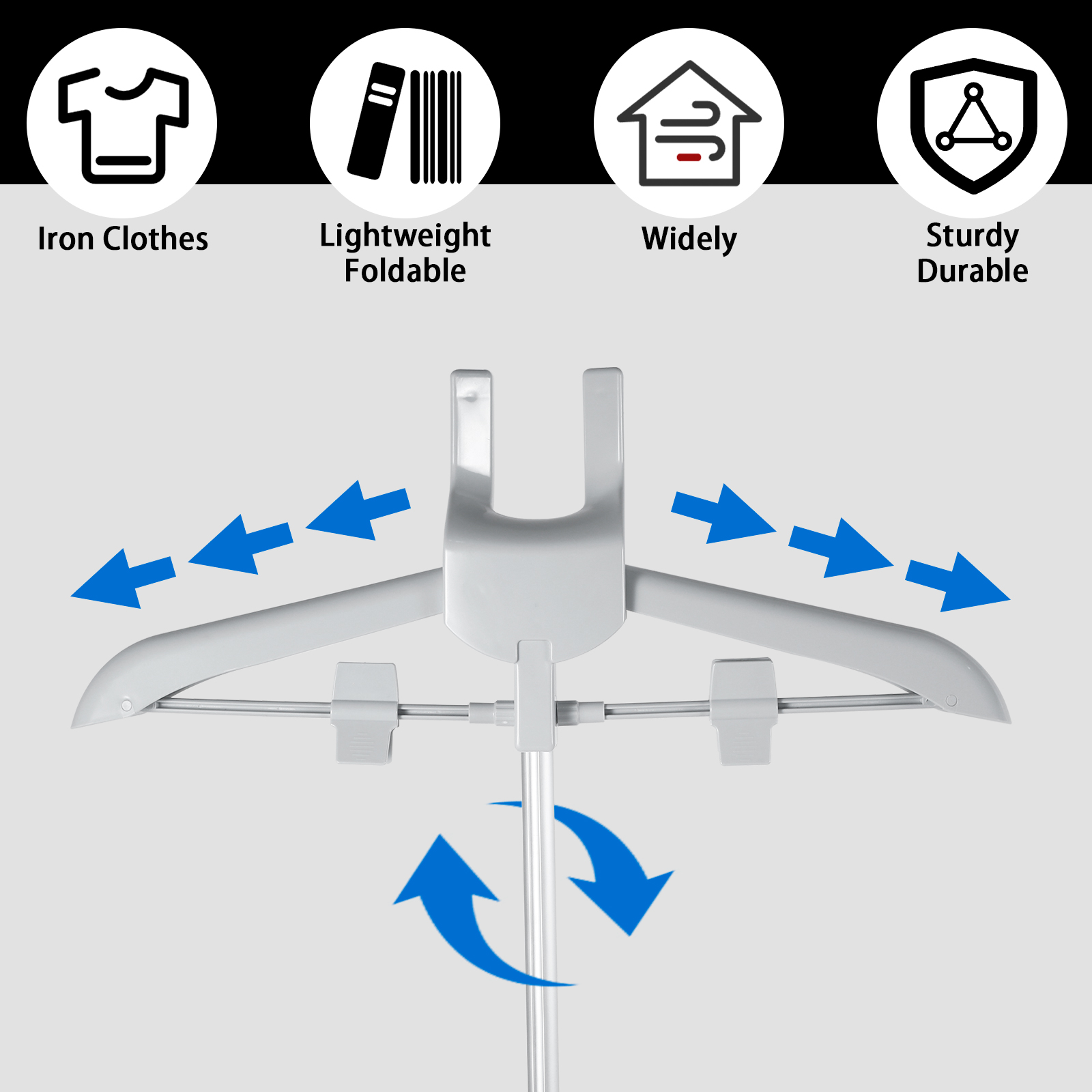 Vapur standı teleskopik demir  - Baby Clothing Display Stand incelemesi ve fiyatı