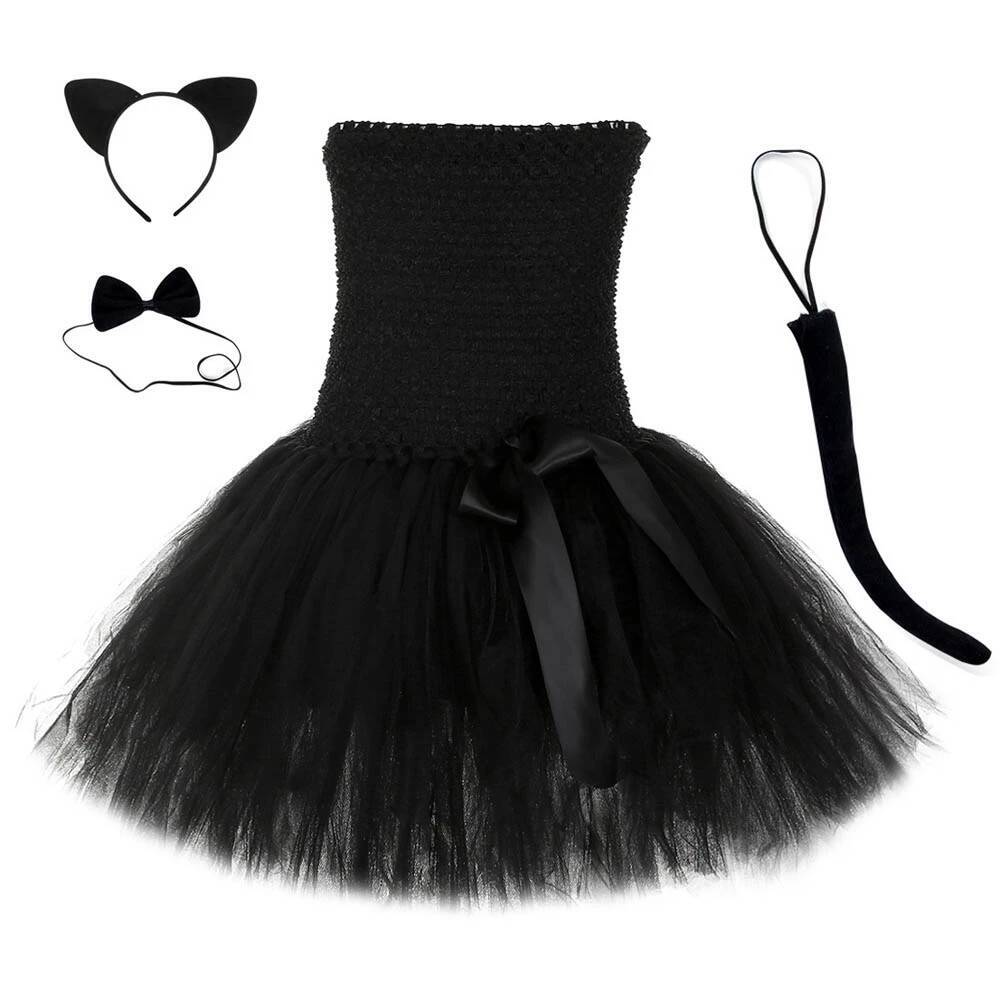 Sevimli Siyah Kedi Tutu Elbise - Baby Z Clothing incelemesi ve fiyatı