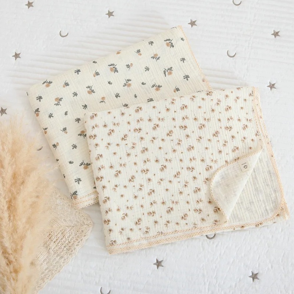 Yumuşak Çiçek Muslin Bebek Bat - Muslin Swaddle Wrap incelemesi ve fiyatı