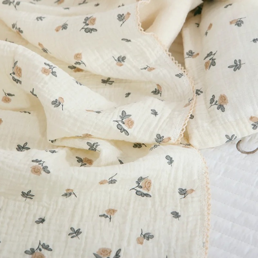Yumuşak Çiçek Muslin Bebek Bat - Muslin Swaddle Wrap incelemesi ve fiyatı